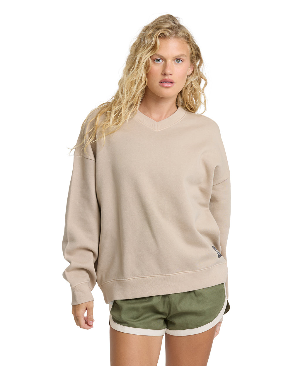 That Life V Neck Crew Fleece