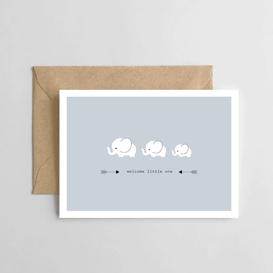 Welcome Little One Greeting Card