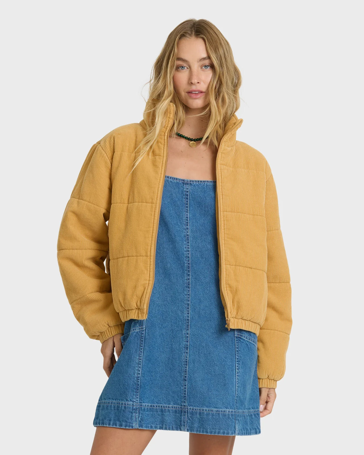 Winter Waves Corduroy Bomber Jacket