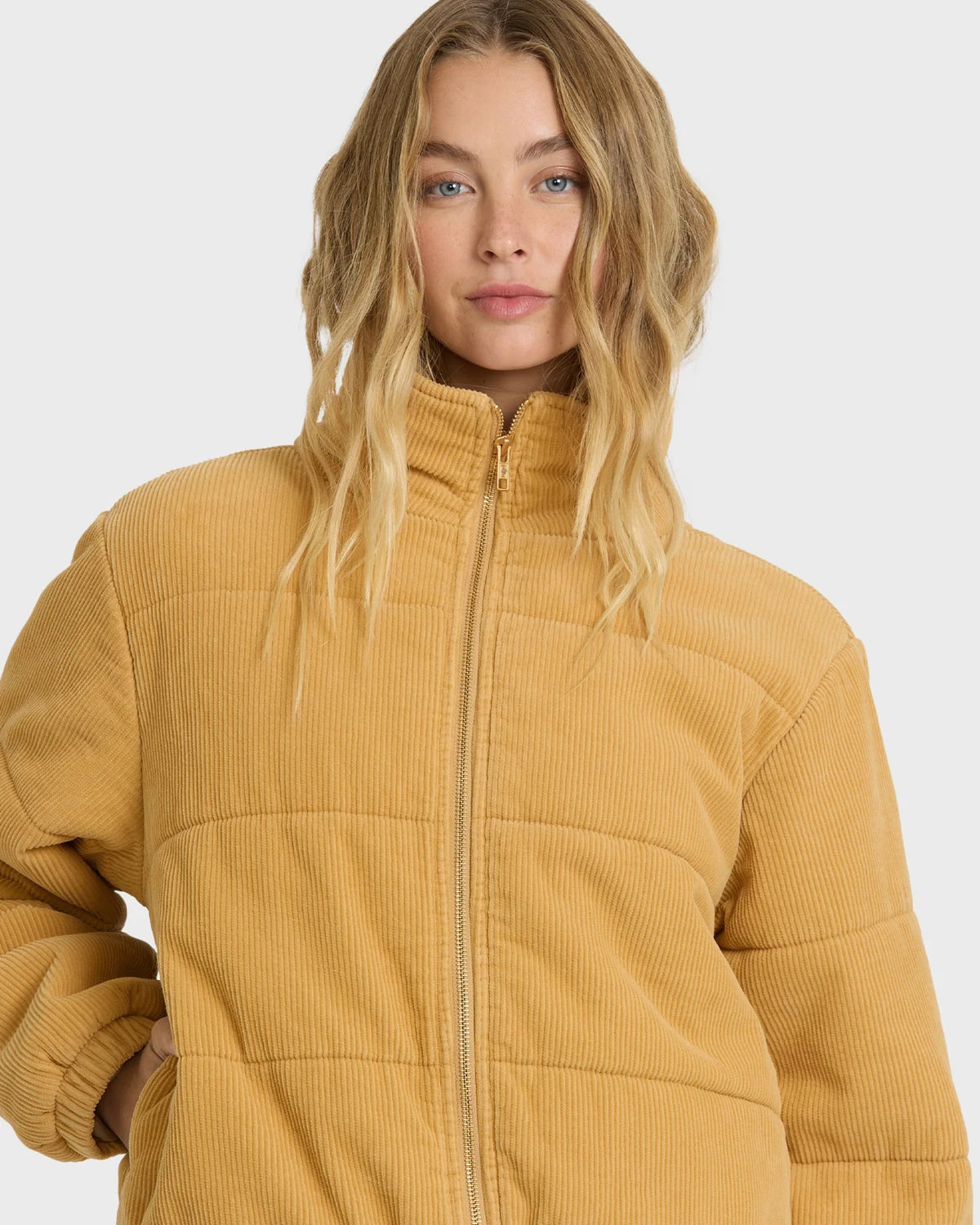 Winter Waves Corduroy Bomber Jacket