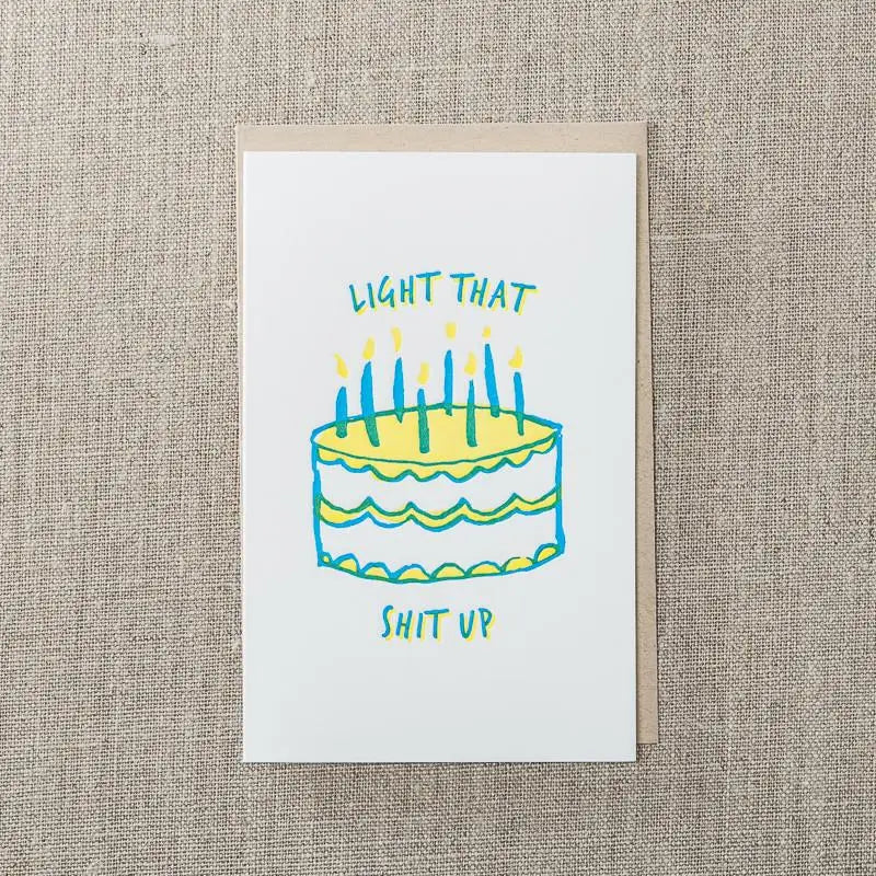Light That Up - Greeting Card