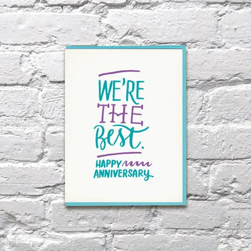 We're The Best - Greeting Card